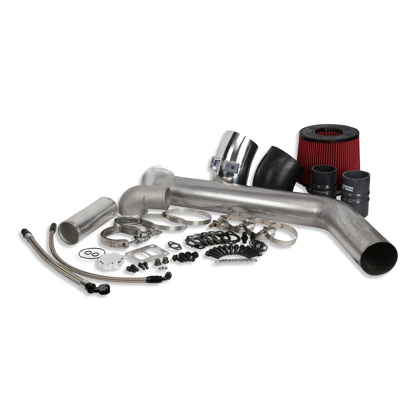 Smeding Diesel Cummins 2003-12 S400 Second Gen Piping Kit - No Turbo - No Manifold